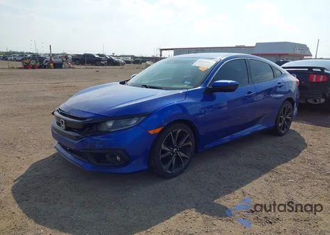 2019 Honda Civic Sport из США, поврежденный, VIN 19XFC2F83KE045146